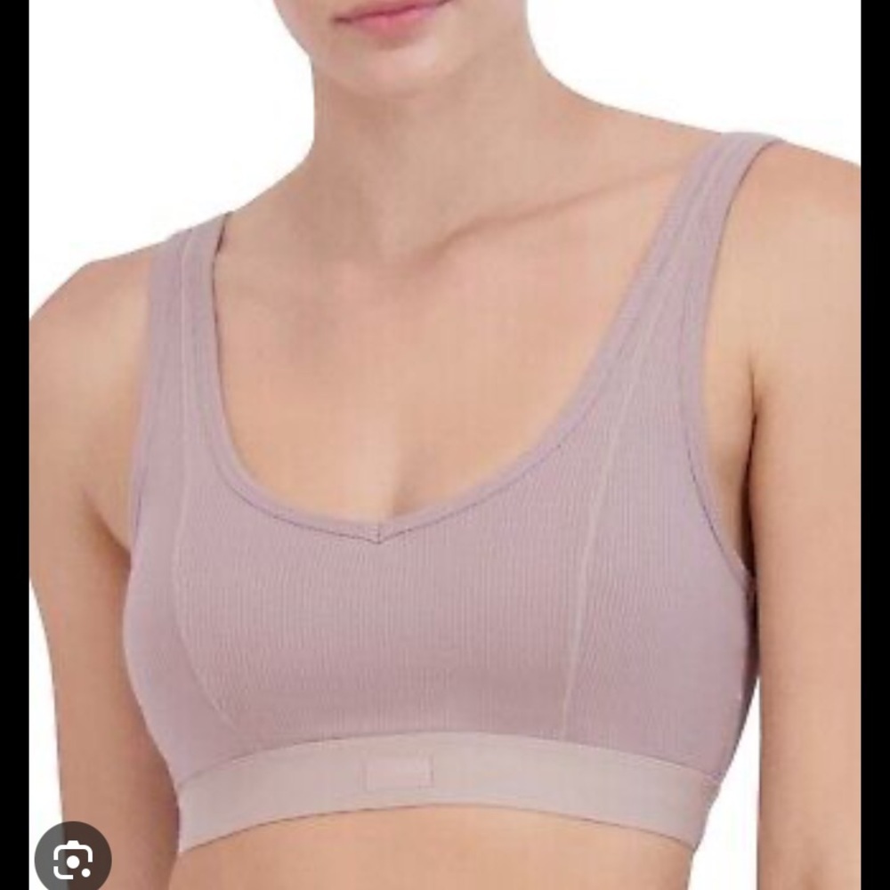 Steve Madden Lavender Ribbed Bralette Size Small